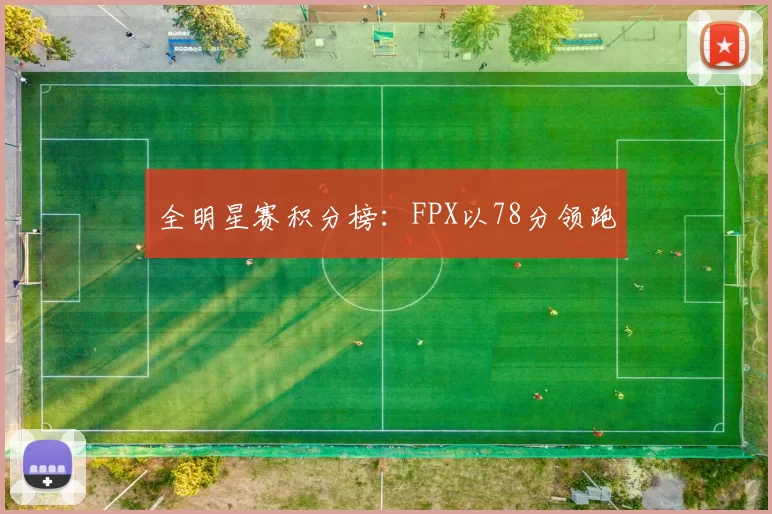 全明星赛积分榜：FPX以78分领跑